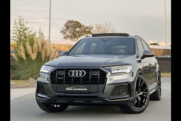 Audi Q7 55 TFSI e quattro S-Line Plus Panoramadak|Matrix Laser|Camera 360°|Keyless|Luchtvering|Sport stoelen|DAB+