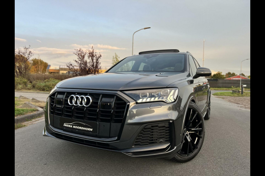 Audi Q7 55 TFSI e quattro S-Line Plus Panoramadak|Matrix Laser|Camera 360°|Keyless|Luchtvering|Sport stoelen|DAB+