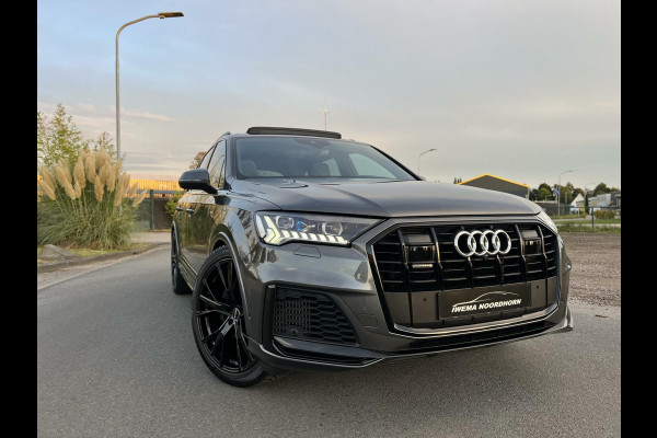 Audi Q7 55 TFSI e quattro S-Line Plus Panoramadak|Matrix Laser|Camera 360°|Keyless|Luchtvering|Sport stoelen|DAB+