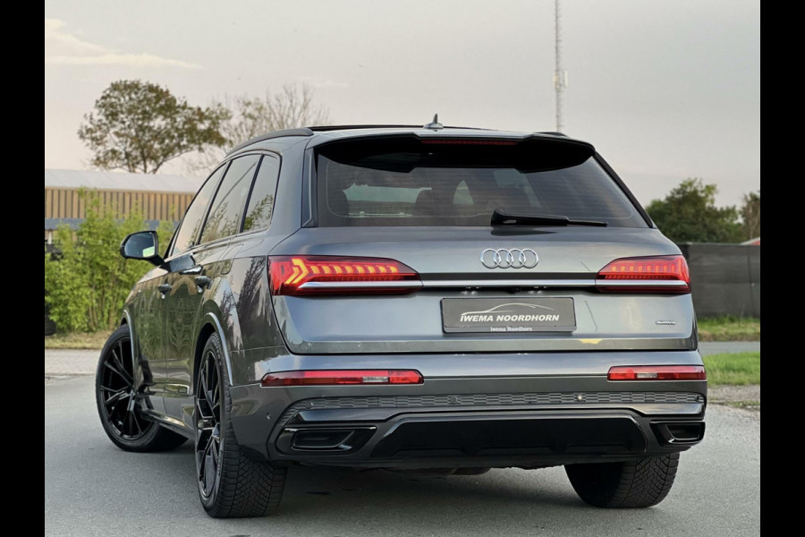 Audi Q7 55 TFSI e quattro S-Line Plus Panoramadak|Matrix Laser|Camera 360°|Keyless|Luchtvering|Sport stoelen|DAB+