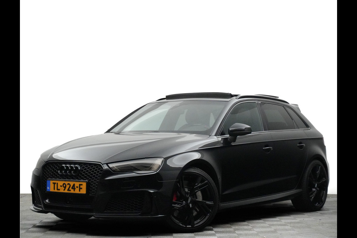 Audi A3 Sportback 2.5 TFSI RS 3 ABT Quattro Pro Line Plus Virtual Cockpit, Full Carbon, Sfeerverlichting, Bang Olufsen, Keyless, Ada Cruise