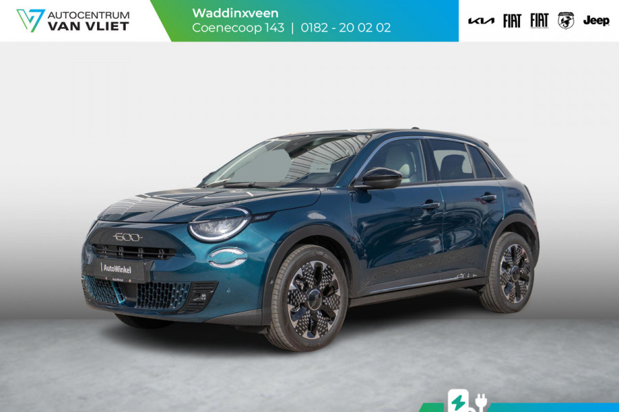 Fiat 600E La Prima 54 kWh | Carplay | Elek. Stoel | Stoelverwarming | Keyless | LED | Clima | Subsidie € 2.000,- *