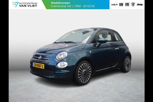 Fiat 500 TwinAir Turbo Lounge | Automaat | Leder | 16" | Carplay | PDC | Clima | Cruise | Navi