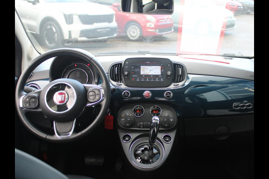 Fiat 500 TwinAir Turbo Lounge | Automaat | Leder | 16" | Carplay | PDC | Clima | Cruise | Navi