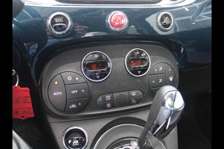 Fiat 500 TwinAir Turbo Lounge | Automaat | Leder | 16" | Carplay | PDC | Clima | Cruise | Navi