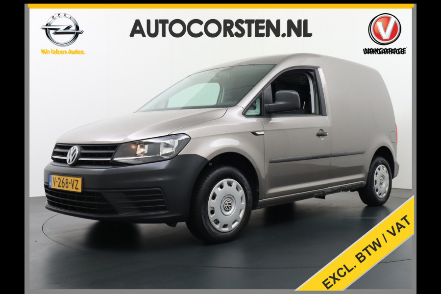 Volkswagen Caddy 2.0TDI L1H1 Airco Bluetooth Schuifdeur Betonplex Vloer BMT E-Business Tussenschot volledig ABS ASR ESP Euro 6