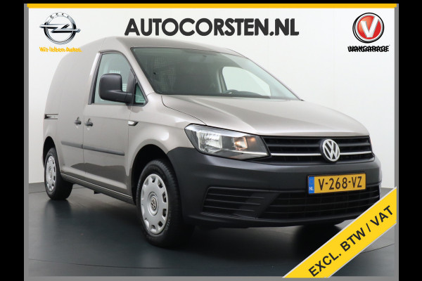 Volkswagen Caddy 2.0TDI L1H1 Airco Bluetooth Schuifdeur Betonplex Vloer BMT E-Business Tussenschot volledig ABS ASR ESP Euro 6