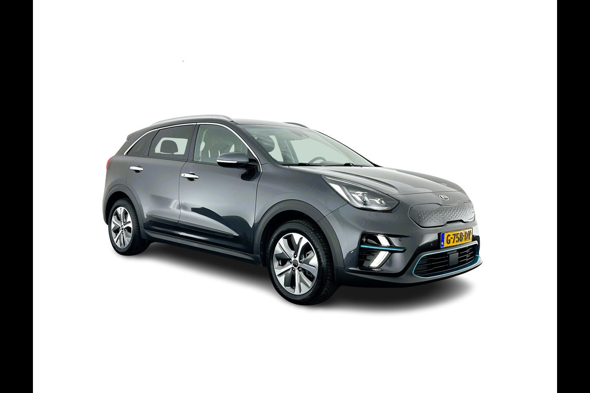 Kia e-Niro ExecutiveLine 64 kWh (INCL-BTW) Aut. *VOLLEDER | JBL-AUDIO | FULL-LED | NAVI-FULLMAP | DAB | ADAPT.CRUISE | CAMERA | MEMORY-PACK | LANE-ASSIST | KEYLESS | DIGI-COCKPIT | SHIFT-PADDLES | COMFORT-SEATS | 17"ALU*