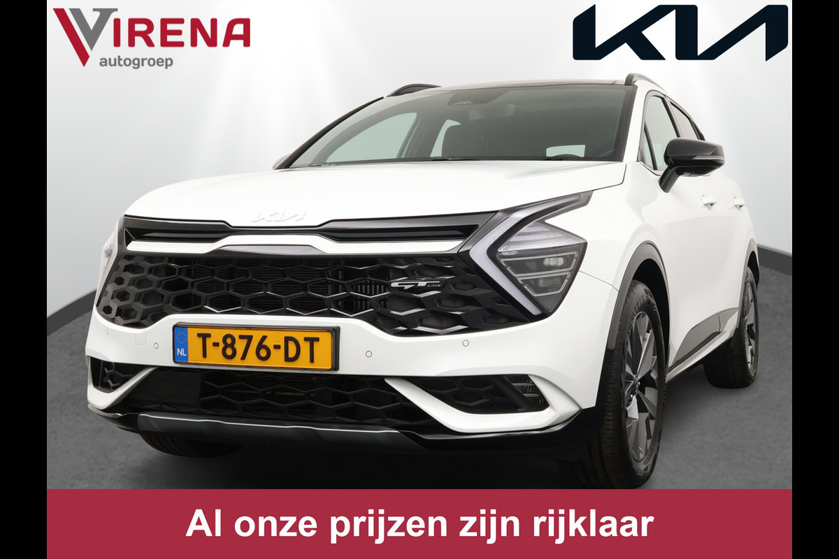 Kia Sportage 1.6 T-GDi Hybrid GT-Line - Adaptief Cruise Control - Navigatie - Climate Control - Stoel/Stuur Verwarming - Fabrieksgarantie Tot 2030