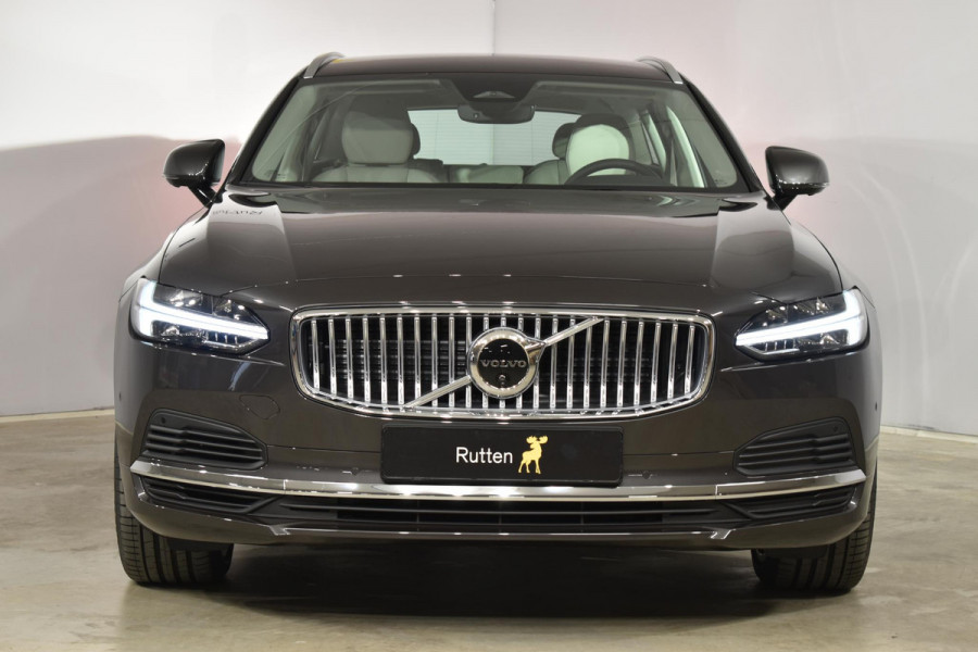 Volvo V90 T6 350PK Longe Range Recharge AWD Plus Bright / Adpatieve cruise control/ BLIS/ Elektrische stoelen/ Luchtvering/ Stoel en stuurwielverwarming/ Parkeersensoren met camera