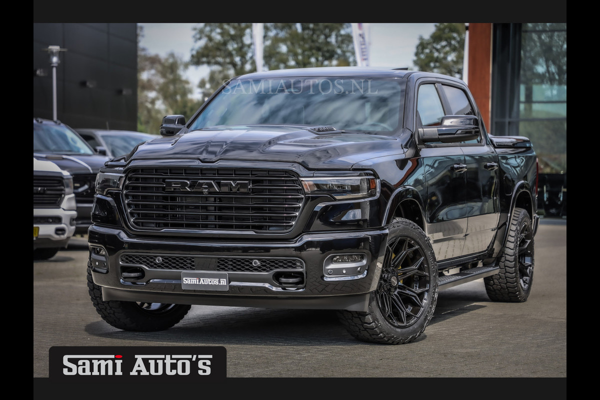 Dodge Ram 2025 LARAMIE SPORT HURRICAN 420PK 636 Nm TWIN TURBO | PRIJS MET LPG EN COVER EN GARANTIE | DUBBELE CABINE | PICK UP | 5 PERSOONS | DC | GRIJSKENTEKEN | VOORRAAD NR 2195 - 9816