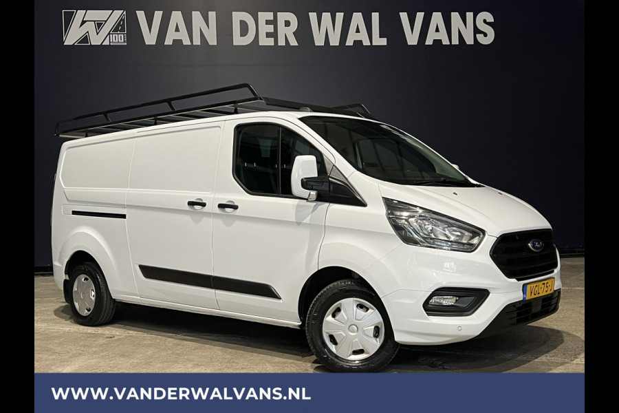 Ford Transit Custom 2.0 TDCI 130pk L2H1 Euro6 Airco | 2x zijdeur | Imperiaal | Navigatie | Android Auto LED, Cruisecontrol, Parkeersensoren, Verwarmde voorruit, Bijrijdersbank