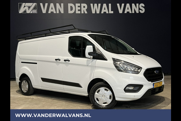 Ford Transit Custom 2.0 TDCI 130pk L2H1 Euro6 Airco | 2x zijdeur | Imperiaal | Navigatie | Android Auto LED, Cruisecontrol, Parkeersensoren, Verwarmde voorruit, Bijrijdersbank