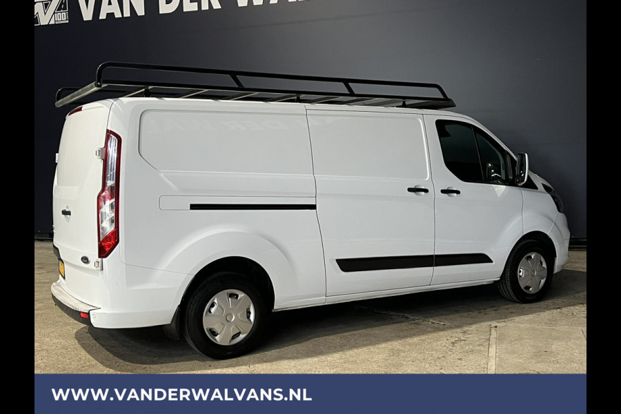 Ford Transit Custom 2.0 TDCI 130pk L2H1 Euro6 Airco | 2x zijdeur | Imperiaal | Navigatie | Android Auto LED, Cruisecontrol, Parkeersensoren, Verwarmde voorruit, Bijrijdersbank