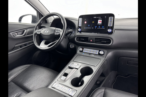 Hyundai Kona EV Premium 64 kWh (INCL-BTW) *VOLLEDER | HEAD-UP | FULL-LED | NAVI-FULLMAP | DAB | ADAPTIVE-CRUISE | KRELL-AUDIO | KEYLESS | CAMERA | BLIND-SPOT | LANE-ASSIST | VIRTUAL-COCKPIT | COMFORT-SEATS | 17''ALU*