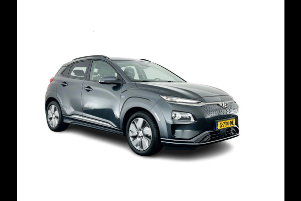 Hyundai Kona EV Premium 64 kWh (INCL-BTW) *VOLLEDER | HEAD-UP | FULL-LED | NAVI-FULLMAP | DAB | ADAPTIVE-CRUISE | KRELL-AUDIO | KEYLESS | CAMERA | BLIND-SPOT | LANE-ASSIST | VIRTUAL-COCKPIT | COMFORT-SEATS | 17''ALU*