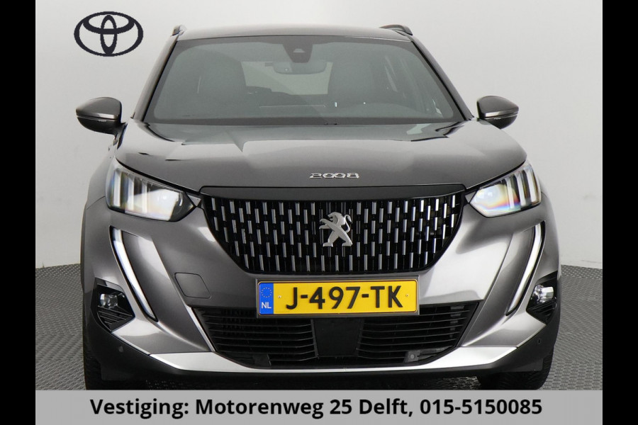 Peugeot 2008 1.2 GT LINE AUTOMAAT BIJNA 2021 HALF LEDER. NAVI.CAMERA GARANTIE TOT 2 JAAR *