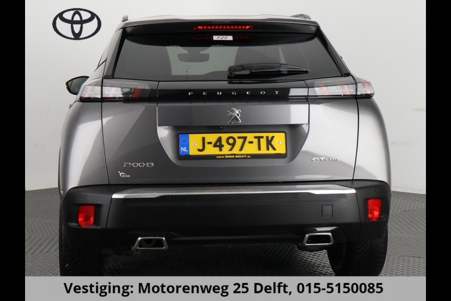 Peugeot 2008 1.2 GT LINE AUTOMAAT BIJNA 2021 HALF LEDER. NAVI.CAMERA GARANTIE TOT 2 JAAR *