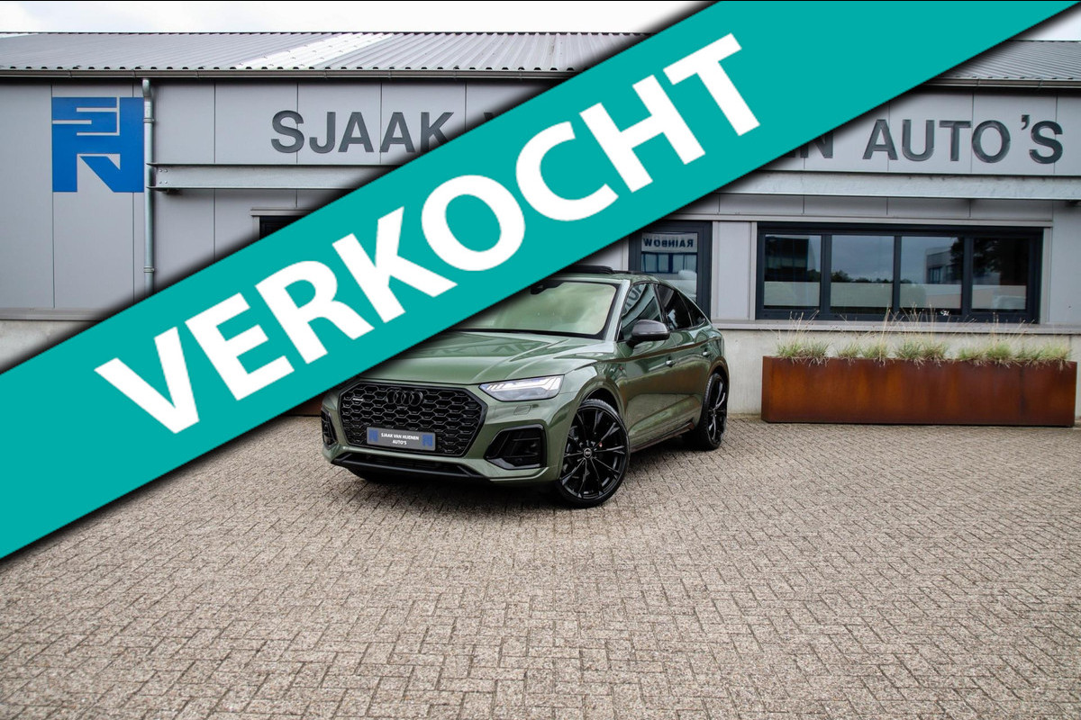 Audi Q5 Sportback 50 TFSIe Quattro Competition S Edition S-Line 299pk Automaat|Luchtvering|Panoramadak|Virtual Cockpit|OLED Matrix