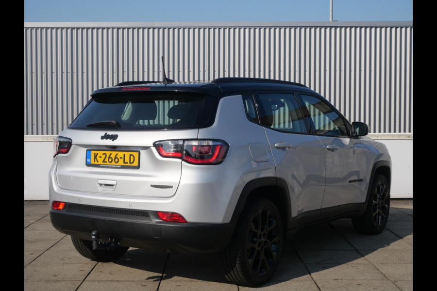 Jeep Compass 1.3T Night Eagle | Trekhaak 1750KG trekgewicht | 1e eigenaar | Clima | Navi | Carplay |