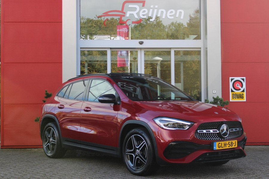 Mercedes-Benz GLA 250 e 218PK AUTOMAAT BUSINESS SOLUTION AMG LIMITED | PANORAMISCH SCHUIF/KANTEL DAK | ELEKTRISCHE ACHTER KLEP | ELEKTRISCH VERSTELBARE VOORSTOELEN MET GEHEUGEN | LED MATRIX KOPLAMPEN | STOEL VERWARMING | KEYLESS ENTRY/START | NAVIGATIE | DAB+ RADIO | ADAPTIVE CRUISE CONTROL | SFEER VERLICHTING | 19" LICHTMETALEN VELGEN | PARKEERSENSOREN VOOR EN ACHTER | ACHTERUITRIJCAMERA |