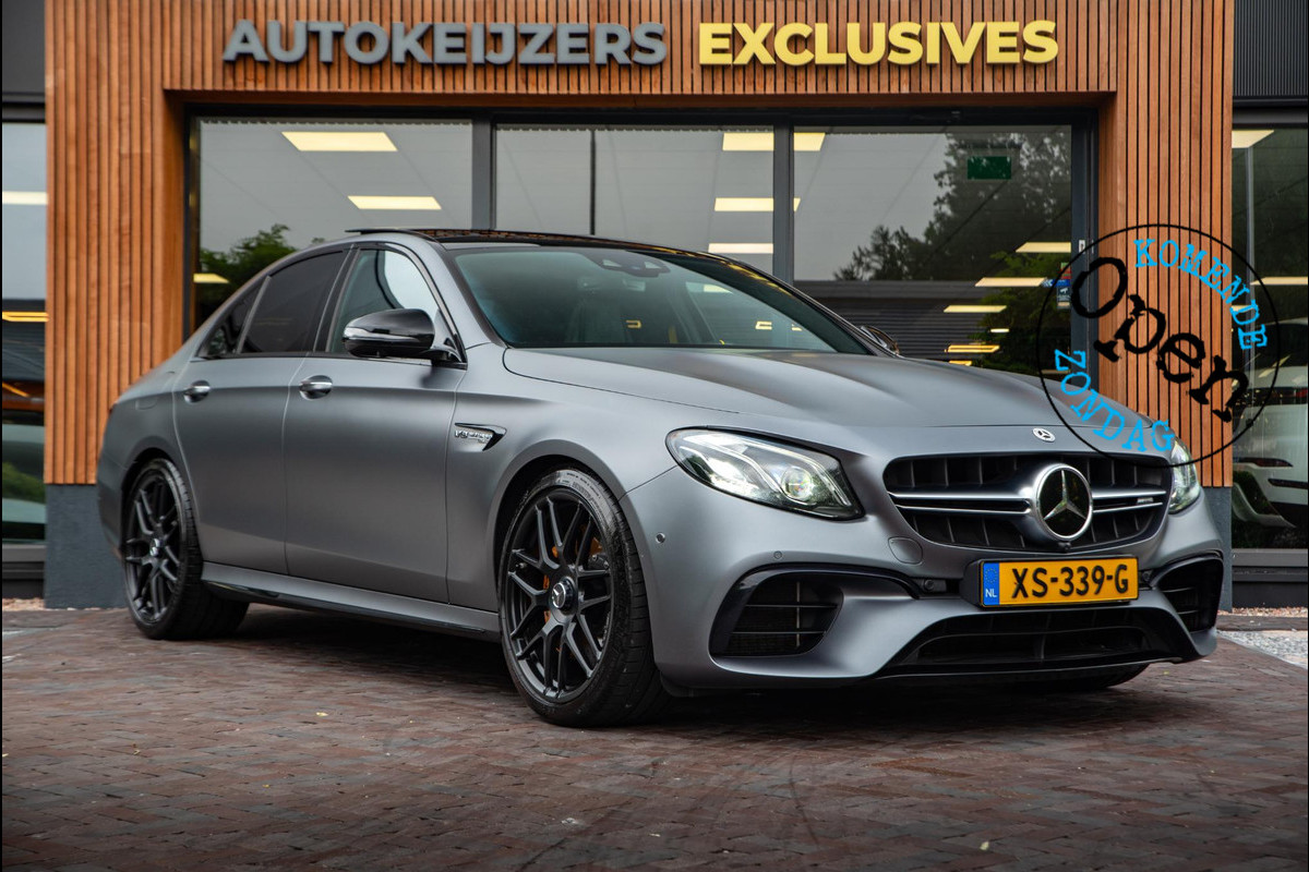 Mercedes-Benz E-Klasse AMG 63 S 4MATIC+ Schaalstoel Keramisch Carbon Burmester Ambient 360 Cam Widescreen ACC