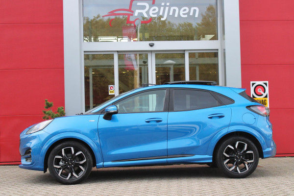 Ford Puma 1.0 EcoBoost Hybrid ST-Line X 125PK | PANORAMADAK | 18" LICHTMETALEN | B&O PREMIUM AUDIO  KEYLESS ENTRY / START | STOEL / STUUR VERWARMING | VOORRUIT VERWARMING | ACHTERUITRIJCAMERA | APPLE CARPLAY / ANDROID AUTO | ELEKTRISCHE ACHTERKLEP | ADAPTIVE CRUISE CONTROL |