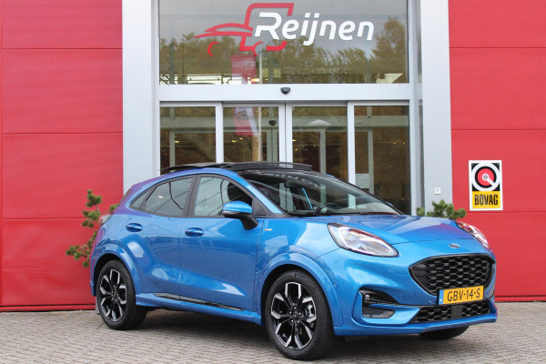 Ford Puma 1.0 EcoBoost Hybrid ST-Line X 125PK | PANORAMADAK | 18" LICHTMETALEN | B&O PREMIUM AUDIO  KEYLESS ENTRY / START | STOEL / STUUR VERWARMING | VOORRUIT VERWARMING | ACHTERUITRIJCAMERA | APPLE CARPLAY / ANDROID AUTO | ELEKTRISCHE ACHTERKLEP | ADAPTIVE CRUISE CONTROL |