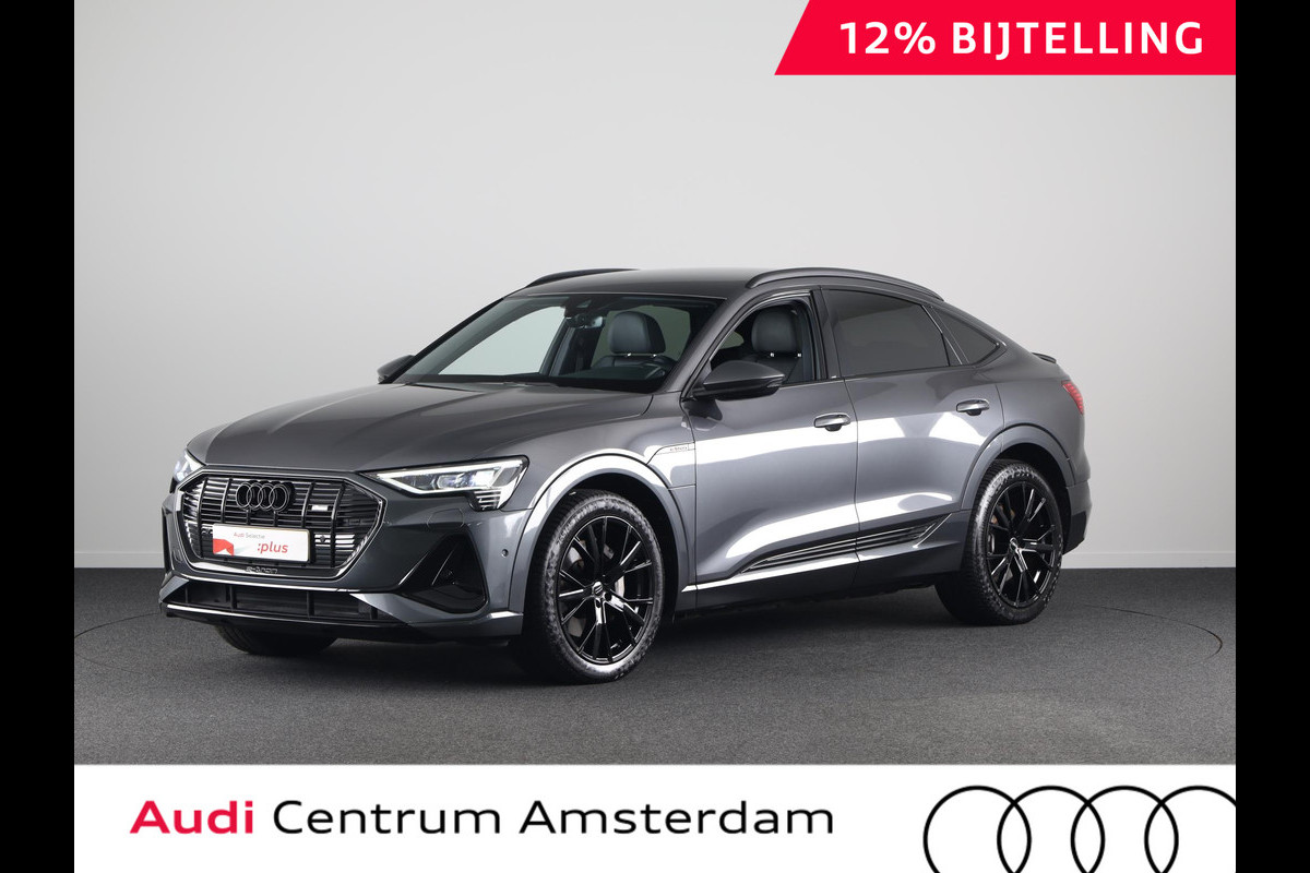 Audi e-tron Sportback 55 quattro S edition 95 kWh 408pk | Adaptieve cruise controle | Parkeercamera | 21 inch Lichtmetalen velgen