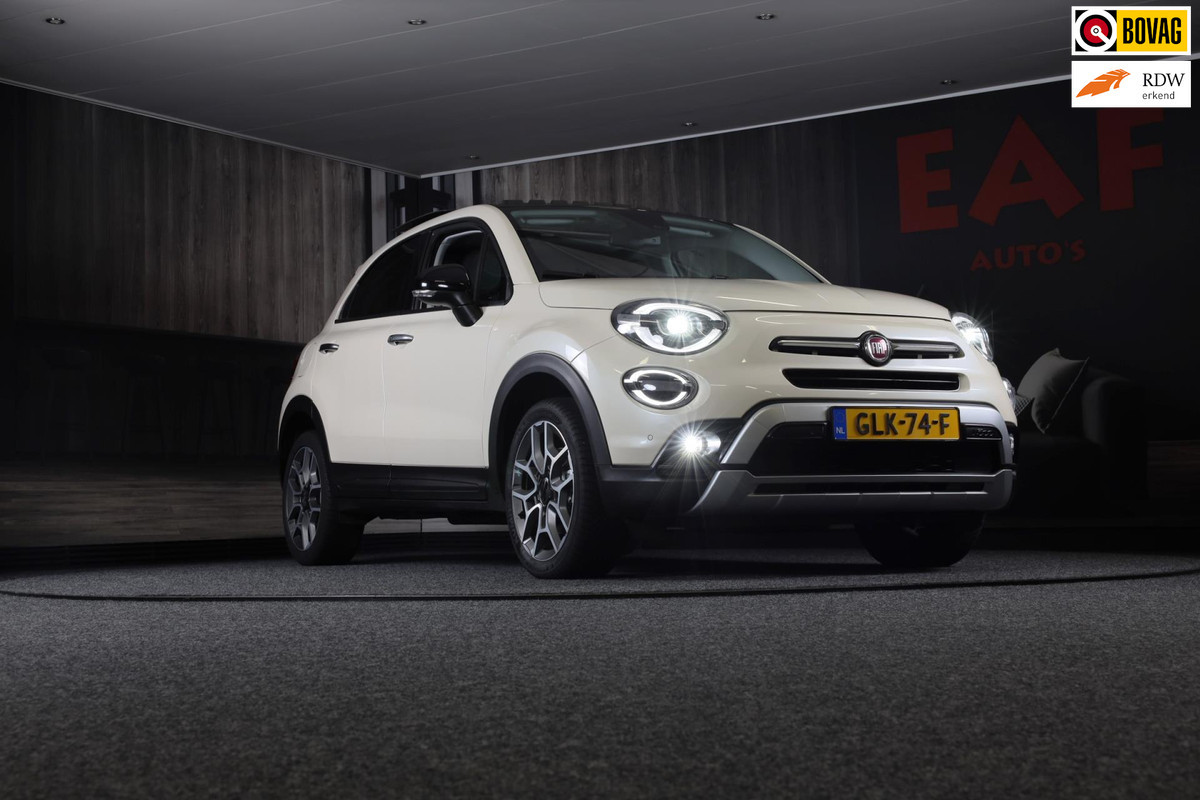 Fiat 500X Cross 1.3 GSE Cross / AUT / Navi / Camera / Acc / BEATS / Lane Assist / Dode Hoek / Led / Pdc / Panoramadak / Allu Velg