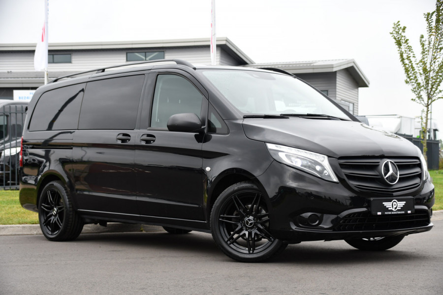 Mercedes-Benz Vito 116 CDI Lang DC Black Edition Cruise, Carplay, PDC, Stoelverwarming, LED, Automaat, NAVI, 164PK,