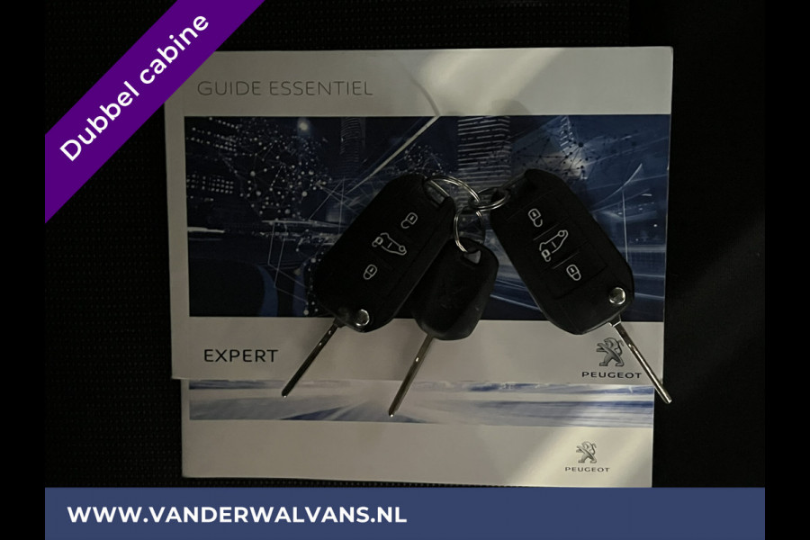 Peugeot Expert 2.0 BlueHDI 123pk L3H1 Dubbele cabine Euro6 Airco | Navigatie | Apple Carplay Android Auto, Cruisecontrol, Parkeersensoren, 5-zits, Achterklep, 2500kg trekvermogen