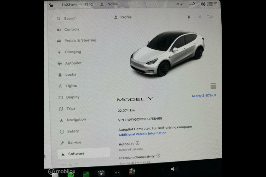 Tesla Model Y Wit 2023 SUBSIDIE IS TERUG PILLAR DELETE