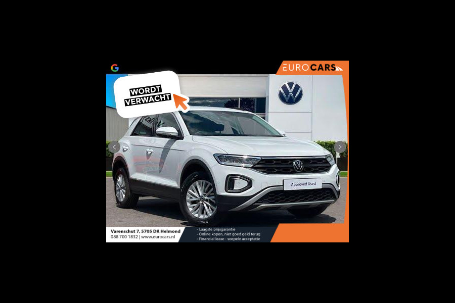 Volkswagen T-Roc 1.5 TSI 150pk DSG Life Navigatie Apple Carplay/Android Auto Adaptive Cruise Control Trekhaak Parkeersensoren Stoelverwarming Ledverlichting Getinte ramen Climate Control