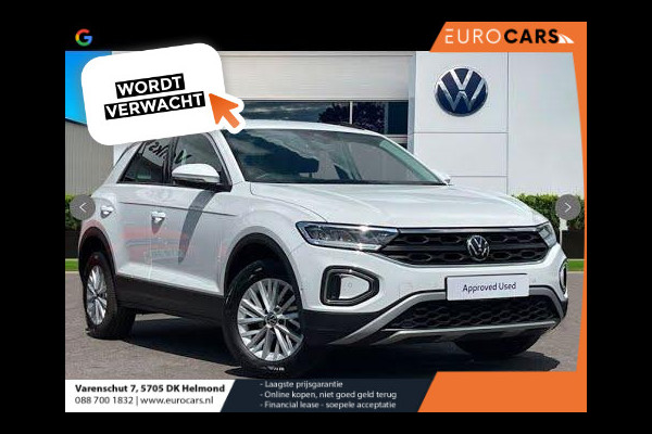 Volkswagen T-Roc 1.5 TSI 150pk DSG Life Navigatie Apple Carplay/Android Auto Adaptive Cruise Control Trekhaak Parkeersensoren Stoelverwarming Ledverlichting Getinte ramen Climate Control