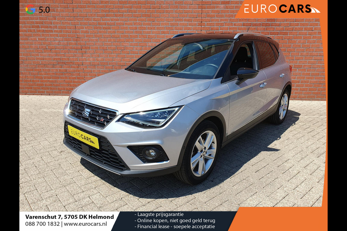 Seat Arona 1.0 TSI 110pk DSG FR Navigatie Apple Carplay/Android Auto Camera Parkeersensoren Adaptive Cruise Control Blind Spot Assist Stoelverwarming Ledverlichting Climate Control Getinte ramen