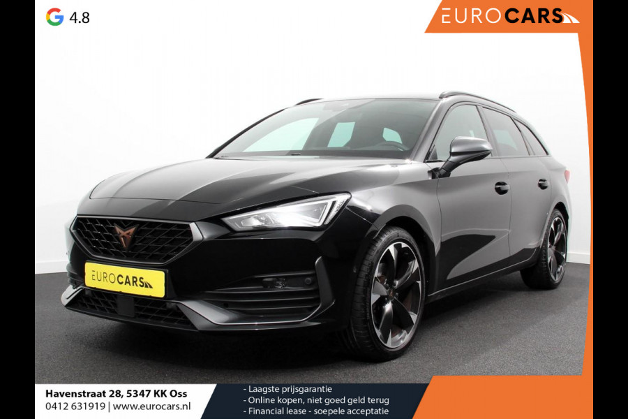 CUPRA Leon Sportstourer 1.5 eTSI Business Edition High | Navigatie | Apple Carplay/Android Auto | Navigatie | Apple Carplay/Android Auto | Adaptive Cruise Control | Camera | Trekhaak met afneembare kogel | Parkeersensor achter | Stuur- en stoelverwarming |