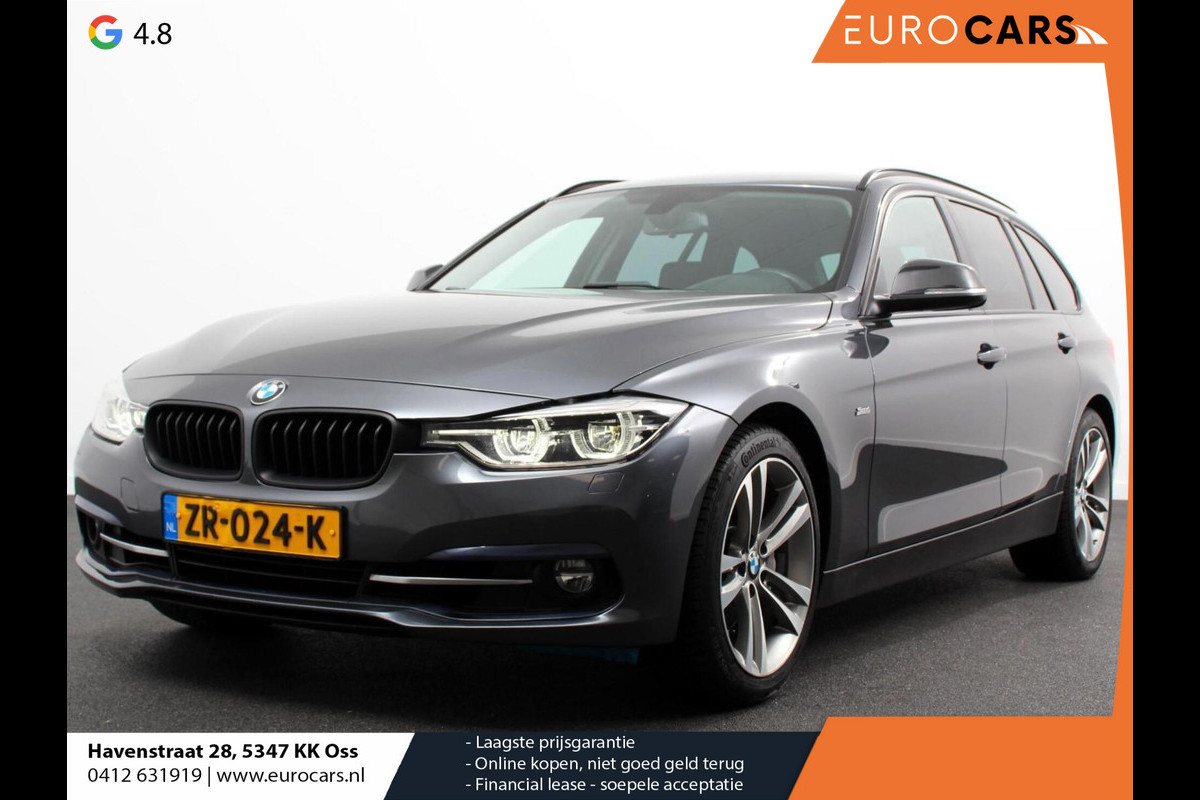 BMW 3 Serie Touring 340i 326 pk Automaat Sport-Line | Navigatie | Climate Control | Cruise Control | Led | Electrisch bedienbare achterklep | Extra Getint Glas | Lichtmetalen velgen 18" | Stoelverwarming