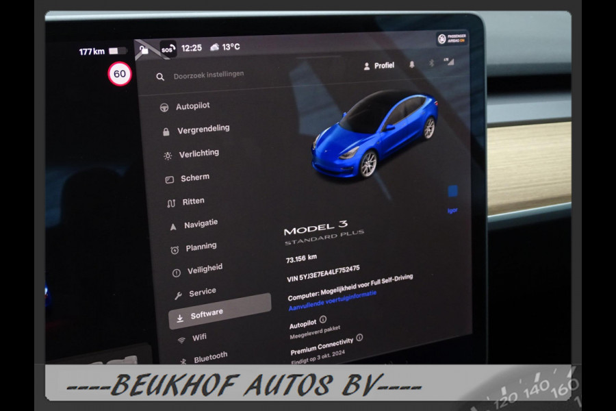 Tesla Model 3 Standard RWD Plus 325pk Leer Autopilot Cruise