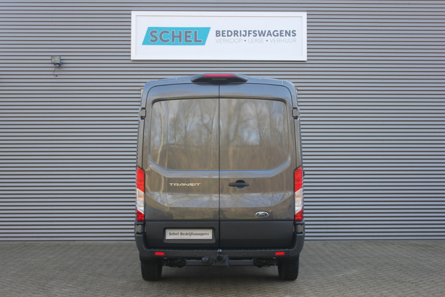 Ford Transit 350 2.0 TDCI 130pk L2H2 Trend - Navigatie - Carplay - Android - 250gr deuren - Trekhaak - LED laadruimte - Rijklaar