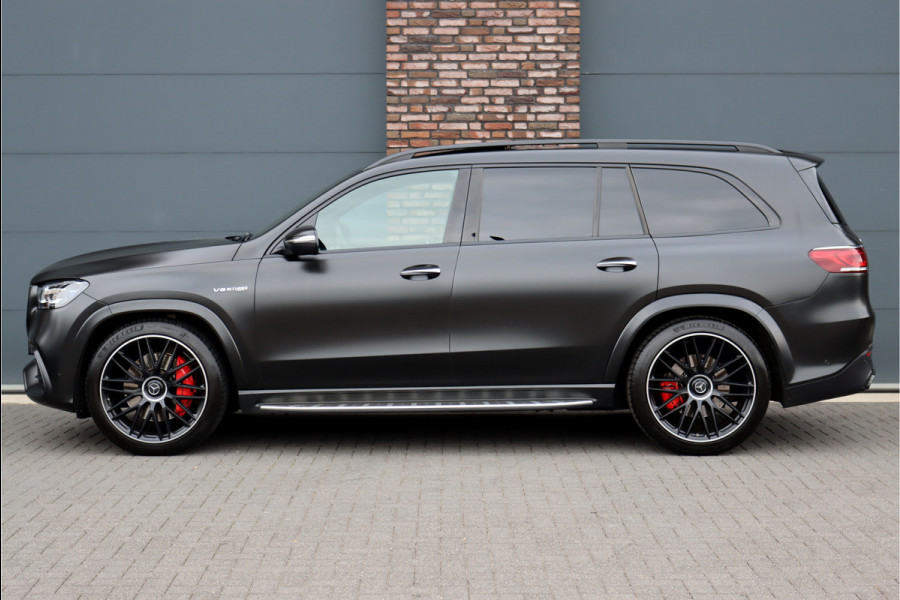 Mercedes-Benz GLS AMG 63 4MATIC+ Premium+ Aut9 | Airmatic | Distronic+ | Panoramadak | MBUX Tablet | Massage | Carbon | Stoelventilatie | Verwarmd Stuurwiel | AMG Drive Unit |