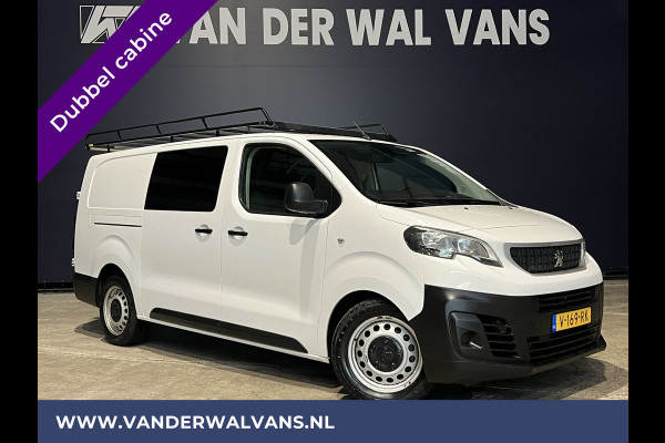 Peugeot Expert 2.0 BlueHDI 123pk L3H1 Dubbele Cabine Euro6 Airco | 2x zijdeur | Imperiaal | Trekhaak | 5-Zits Cruisecontrol, Parkeersensoren