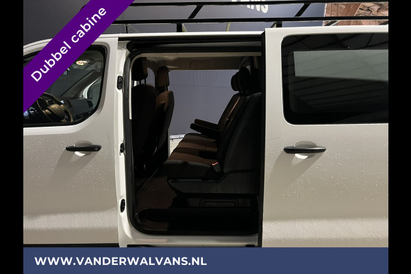 Peugeot Expert 2.0 BlueHDI 123pk L3H1 Dubbele Cabine Euro6 Airco | 2x zijdeur | Imperiaal | Trekhaak | 5-Zits Cruisecontrol, Parkeersensoren