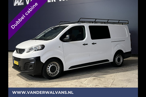 Peugeot Expert 2.0 BlueHDI 123pk L3H1 Dubbele Cabine Euro6 Airco | 2x zijdeur | Imperiaal | Trekhaak | 5-Zits Cruisecontrol, Parkeersensoren