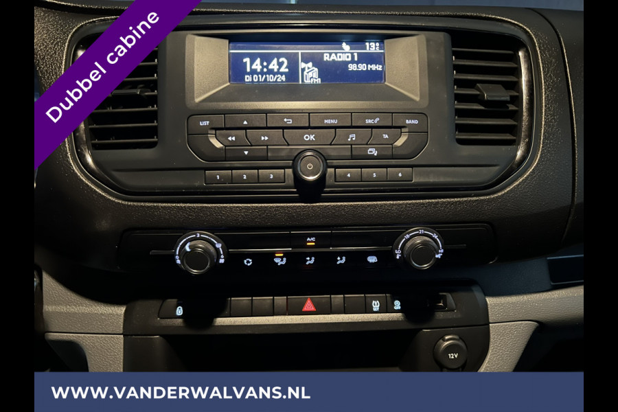 Peugeot Expert 2.0 BlueHDI 123pk L3H1 Dubbele Cabine Euro6 Airco | 2x zijdeur | Imperiaal | Trekhaak | 5-Zits Cruisecontrol, Parkeersensoren