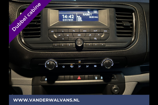 Peugeot Expert 2.0 BlueHDI 123pk L3H1 Dubbele Cabine Euro6 Airco | 2x zijdeur | Imperiaal | Trekhaak | 5-Zits Cruisecontrol, Parkeersensoren