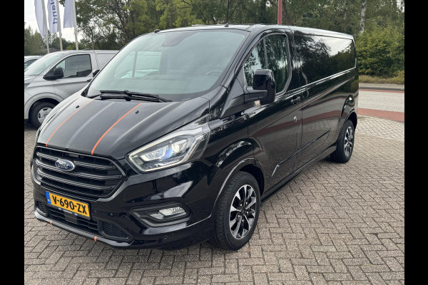 Ford Transit Custom 310 2.0 TDCI L2H1 Sport SCI 170pk | Trekhaak | Stoelverwarming | Achteruitrijcamera | Houten laadvloer | 3 zits | Dealer onderhouden