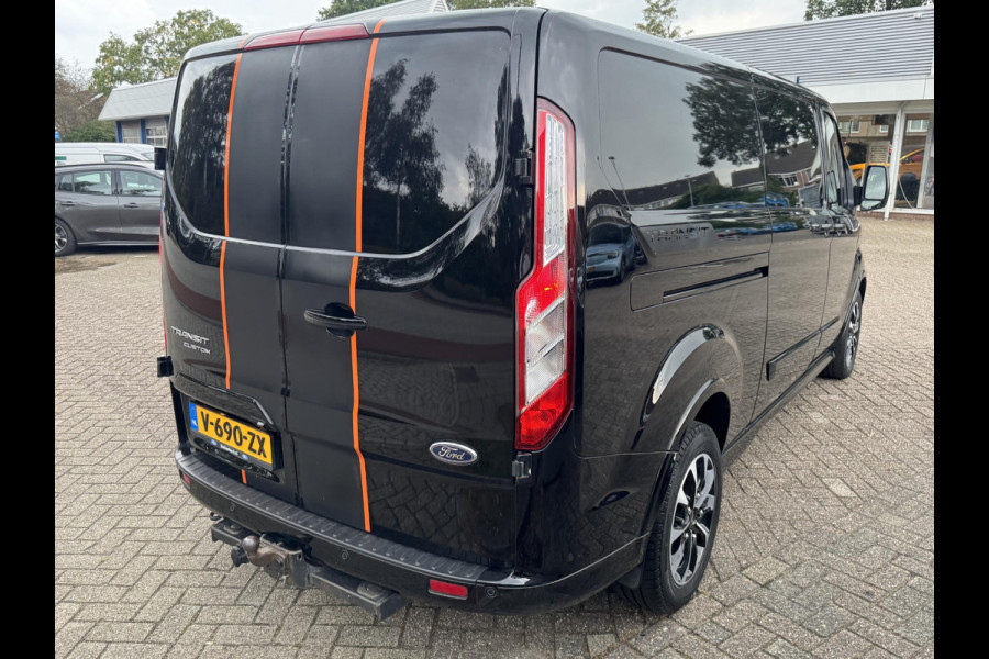 Ford Transit Custom 310 2.0 TDCI L2H1 Sport SCI 170pk | Trekhaak | Stoelverwarming | Achteruitrijcamera | Houten laadvloer | 3 zits | Dealer onderhouden