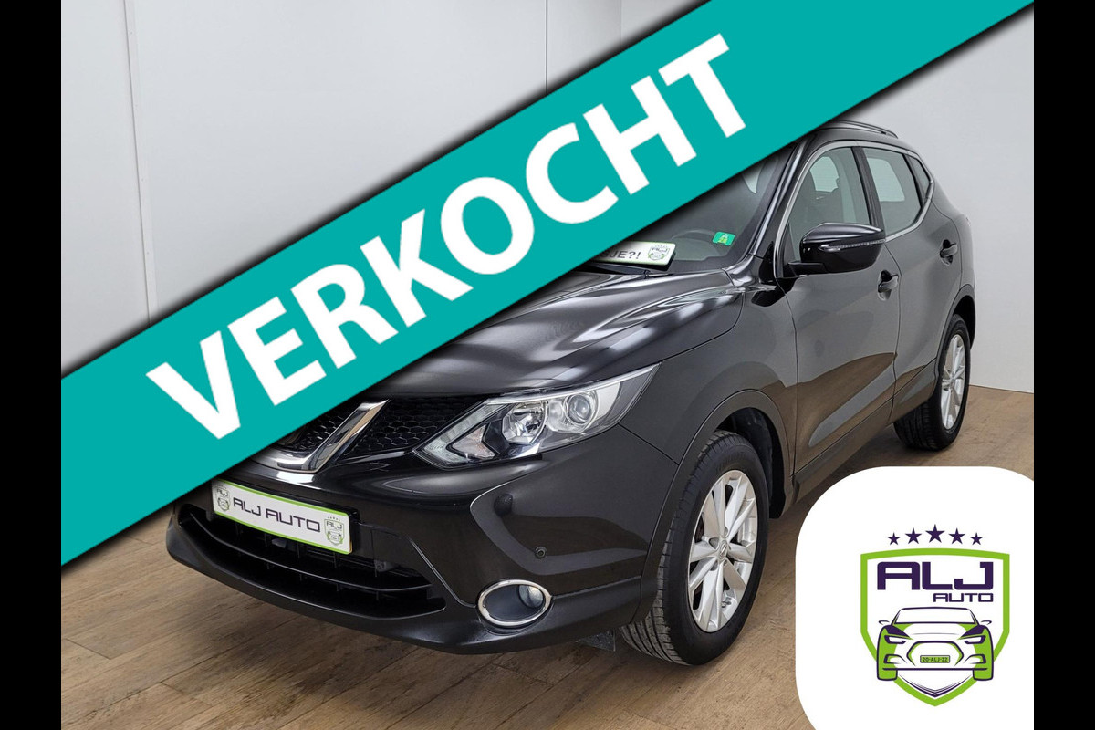 Nissan QASHQAI 1.2 Acenta | Trekhaak | Panoramadak | Parkeercamera | Pdc voor en achter | 5 zits | Radio met bluetooth | Bovag