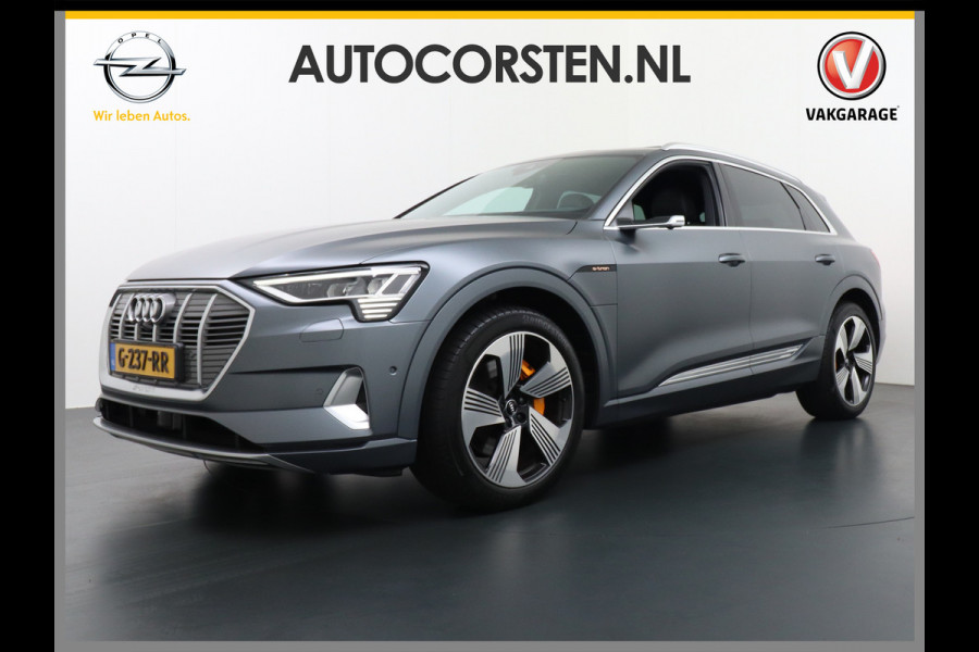 Audi e-tron E-tron 55 Quattro Advanced 95kWh Apple Carplay Android Auto Virtuele buitenspiegels Panorama-dak Adapt.Cruise-Control Navi Ecc L Bang & Olufsen® 4-Zone Airco DAB Matrix-Led Keyless Lmv "20 Bluetooth Tour pakket Niveauregeling